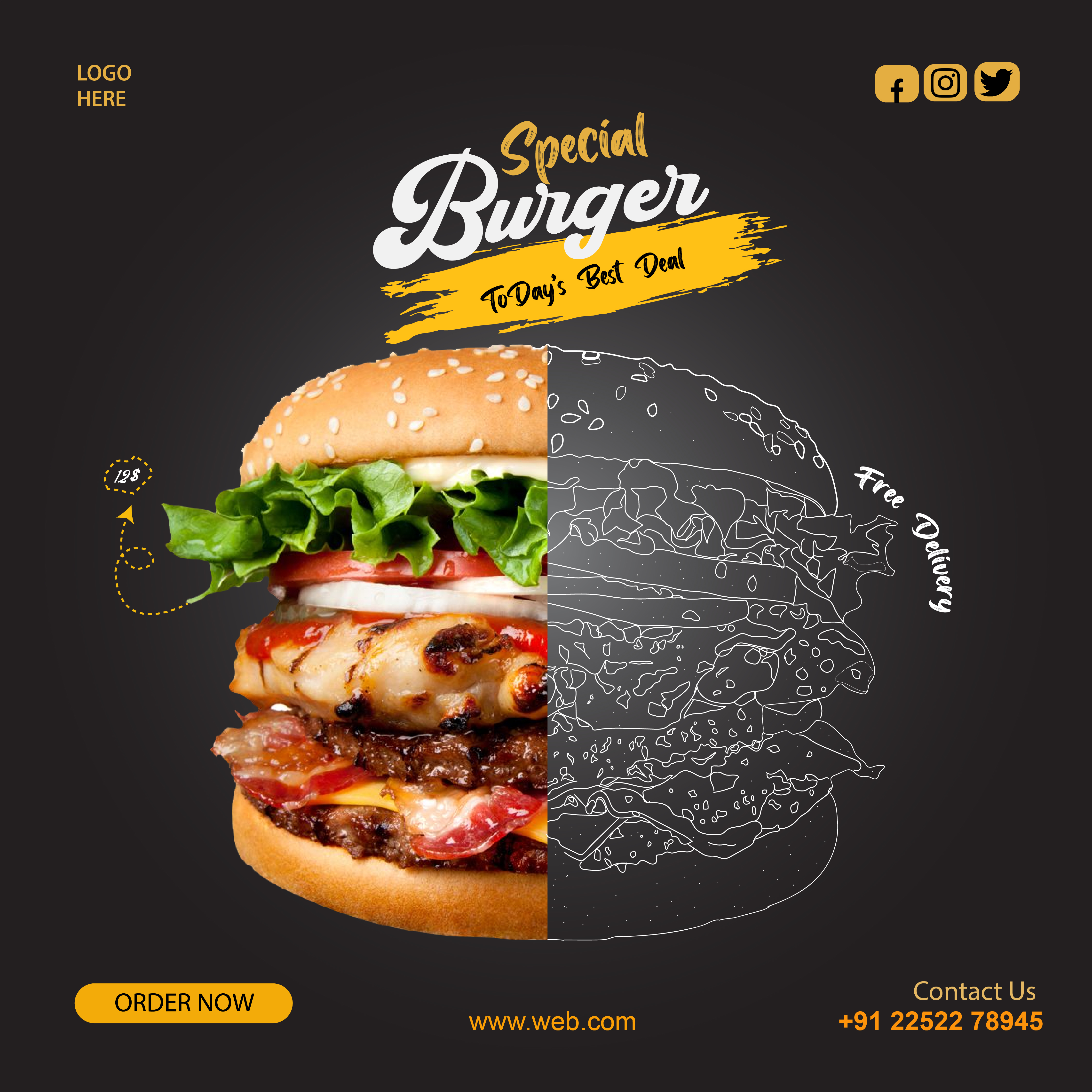 Burger poster
